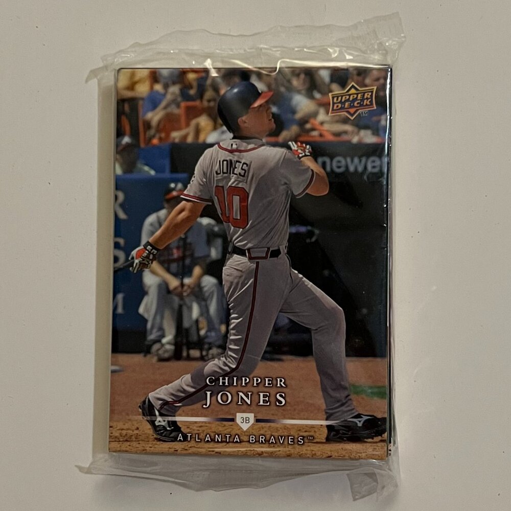 2008 Atlanta Braves Upper Deck Trading Cards Set NEW/SEALED